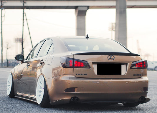 Lexus IS250 IS350 (2006-2013) - OEM Factory Style Rear Boot Spoiler Lip