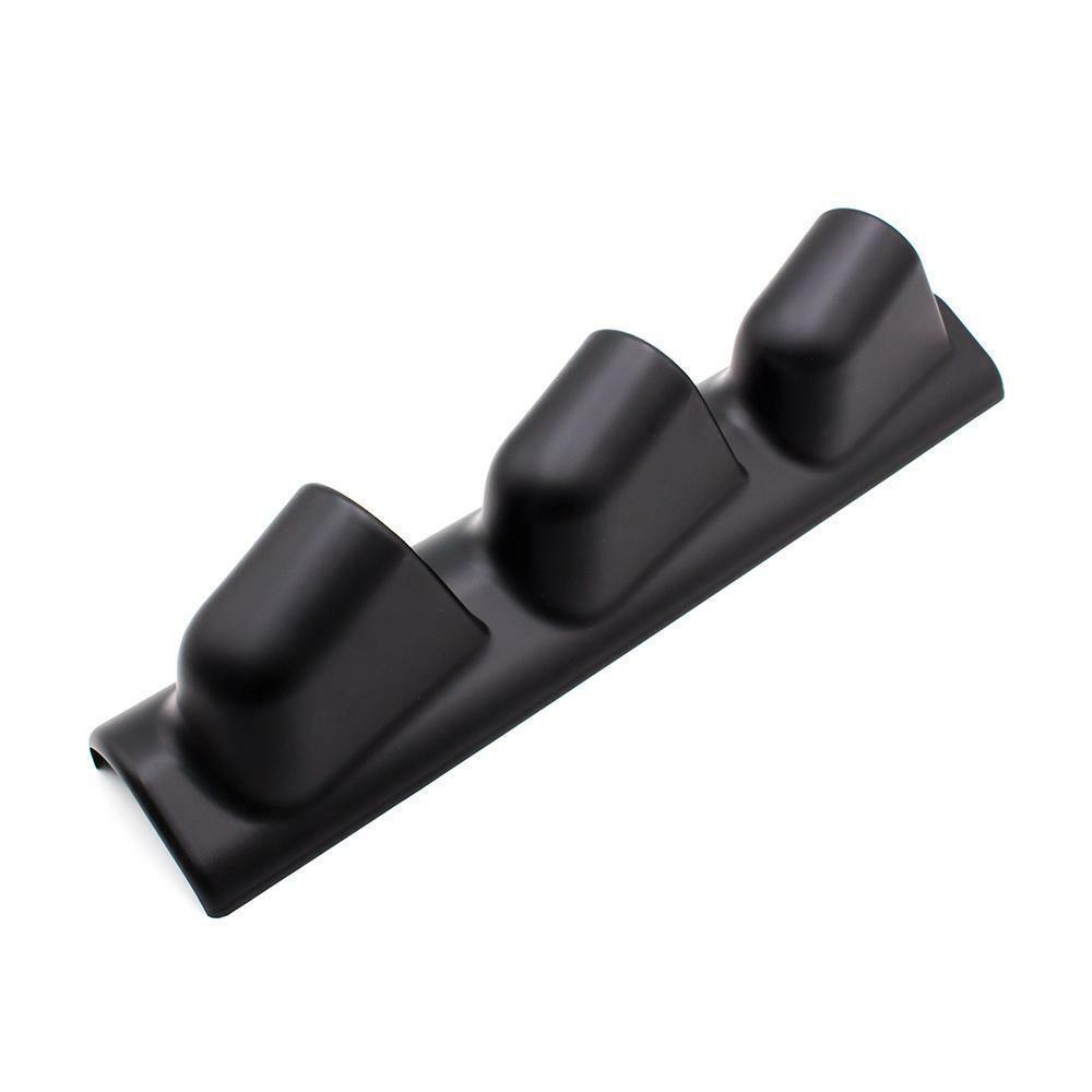 2" 52mm Universal Black A Pillar Pod Triple Gauge Holder LHD