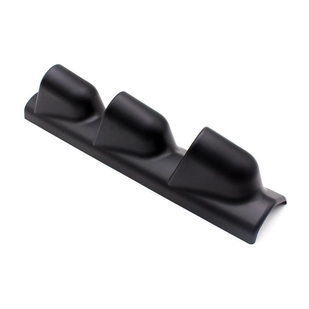 2" 52mm Universal Black A Pillar Pod Triple Gauge Holder LHD