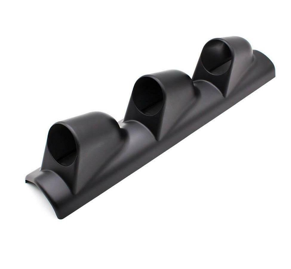 2" 52mm Universal Black A Pillar Pod Triple Gauge Holder LHD