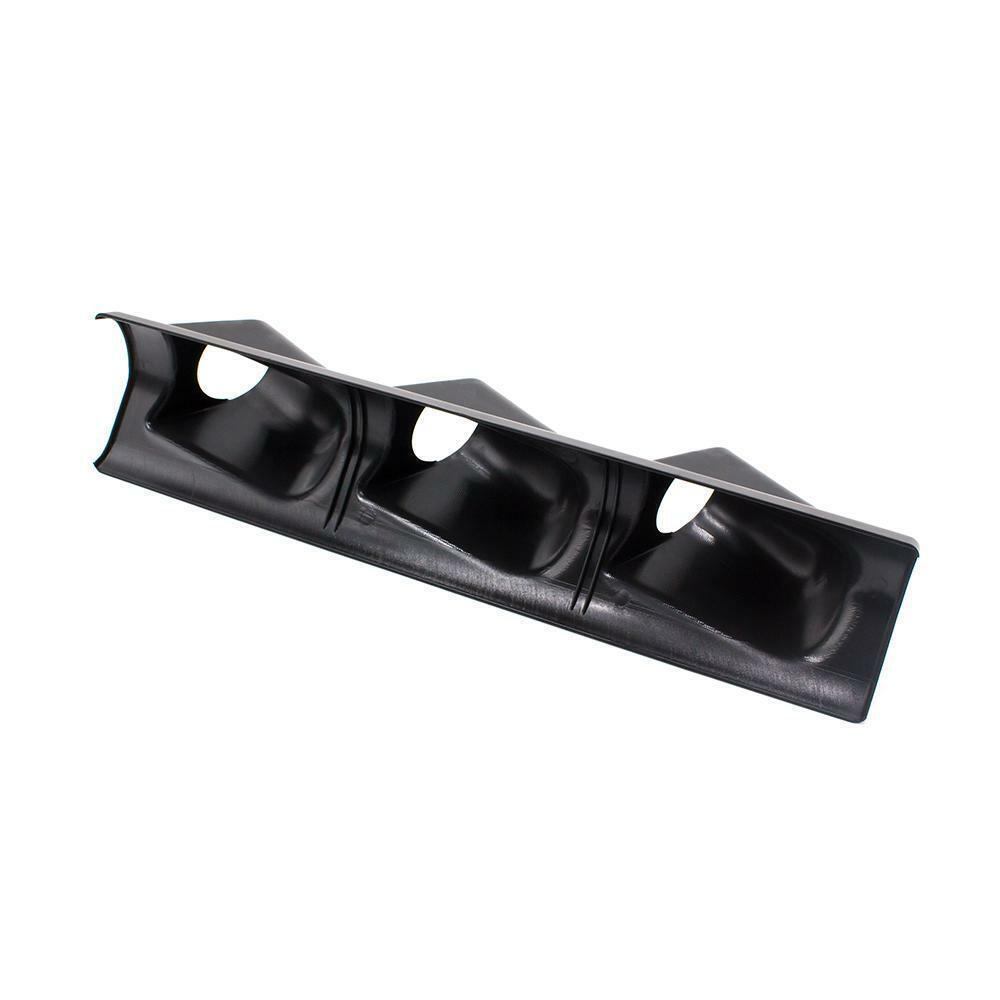 2" 52mm Universal Black A Pillar Pod Triple Gauge Holder LHD