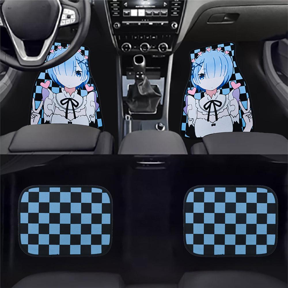 Anime Hentai Racing Fabric Car Floor Mats