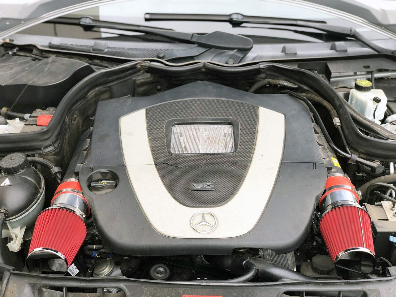 Mercedes C300 C350 V6 Cold Air Intake Kit | 3.0L 3.5L (2008–2012)