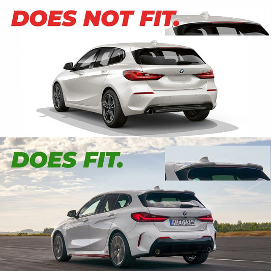 BMW 1 Series F40 Hatchback M Sport M135i 128ti - Rear Roof Spoiler Wing