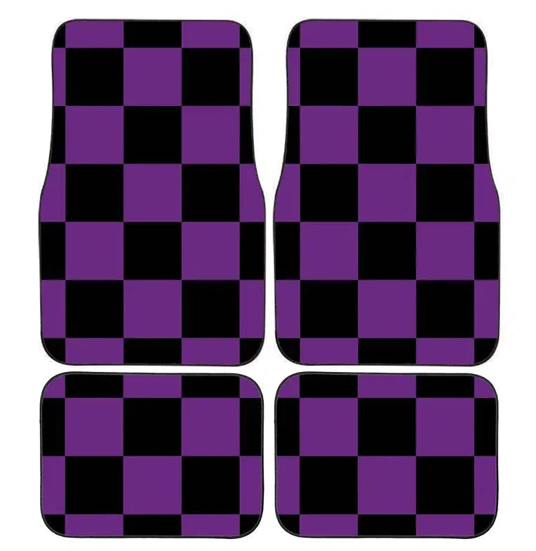 Checkerboard Car Floor Mats