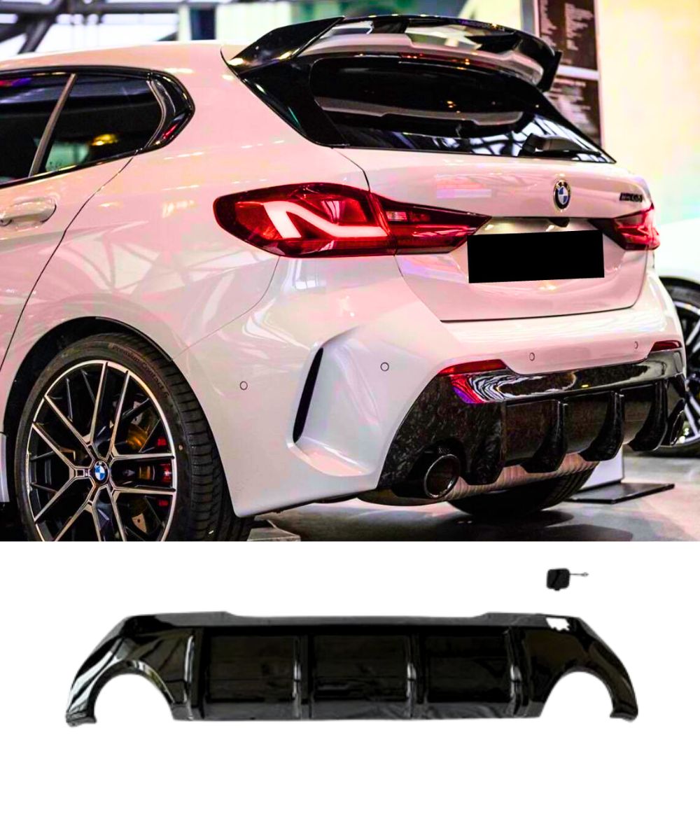 BMW 1 Series F40 Hatchback M Sport 118i 128ti M135i - Rear Bumper Diffuser Lip