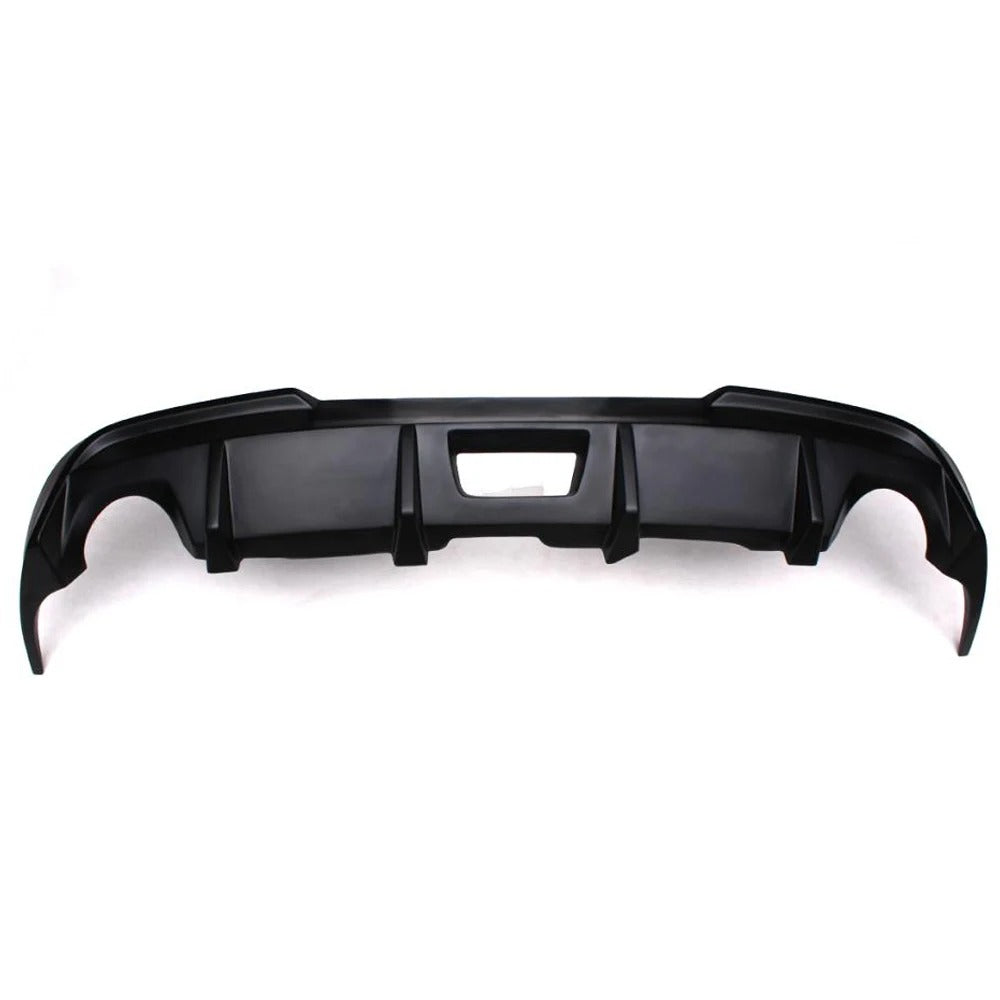 Black car bumper on a white background