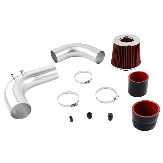 Honda Civic Integra cold air intake kit components including pipes, filter, and clamps for K20 K24 engine swaps.