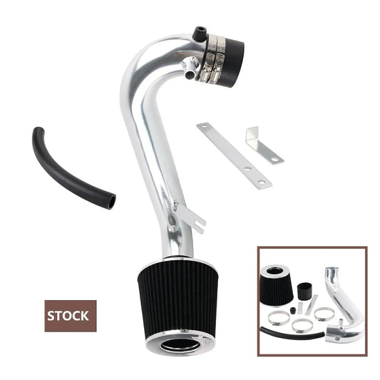 Honda Civic 1.7L DX EX LX Cold Air Intake Kit for 2001-2005 with aluminum pipe and filter components.