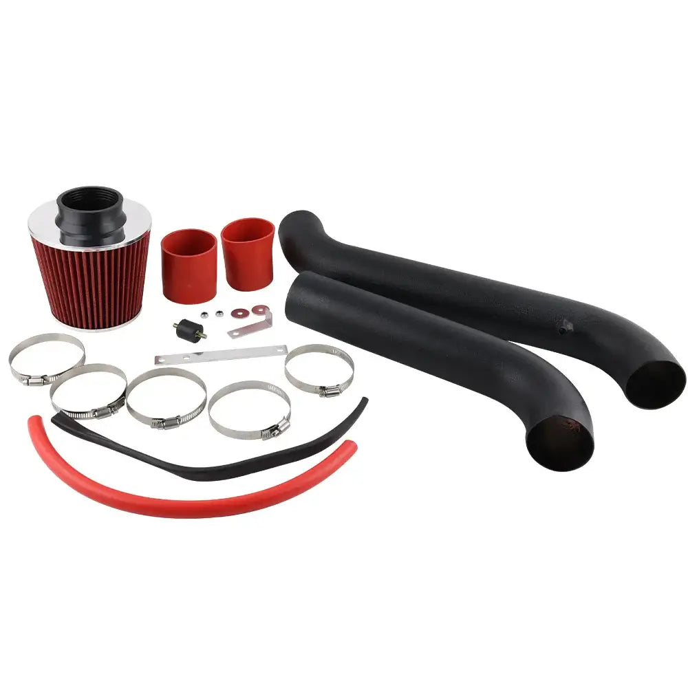 Honda Accord cold air intake kit components including filter and hoses for 1994-2002 2.2L 2.3L engines.