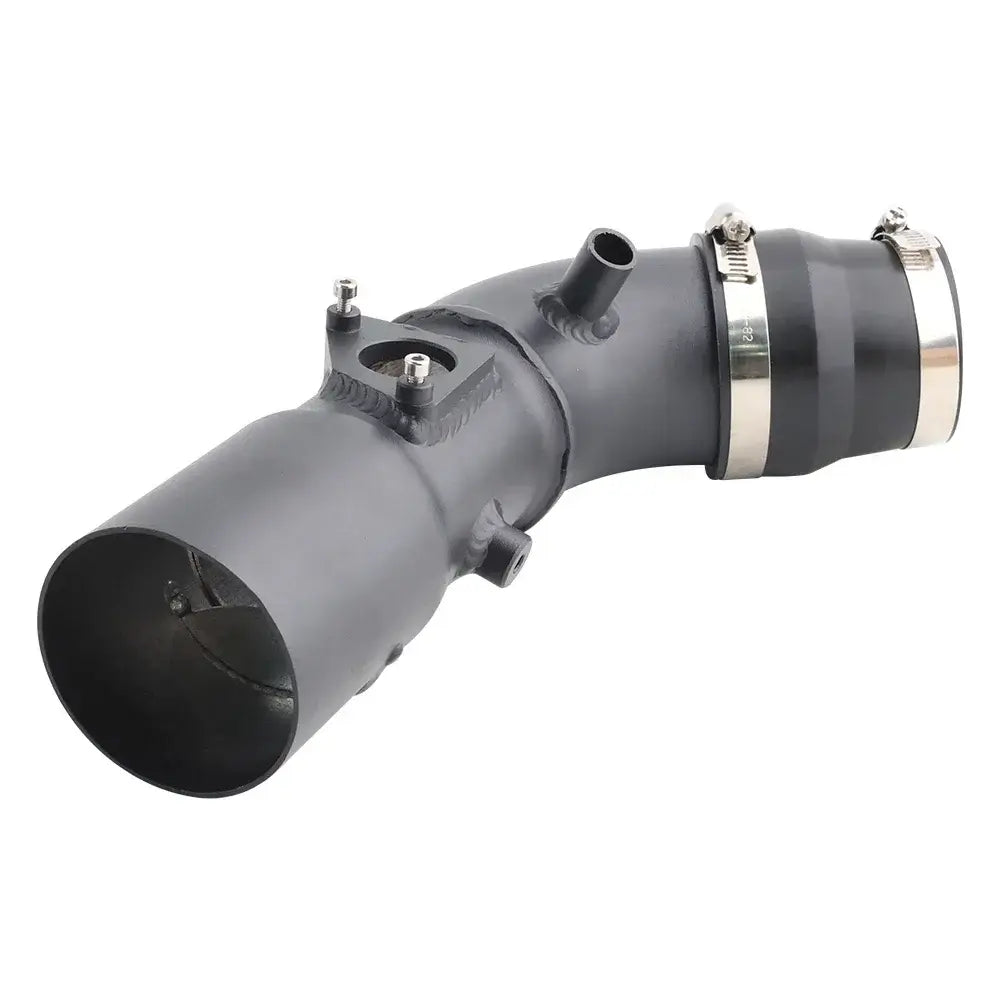 Toyota Corolla cold air intake pipe for 2009-2017 models, enhances engine performance with durable black aluminum construction.