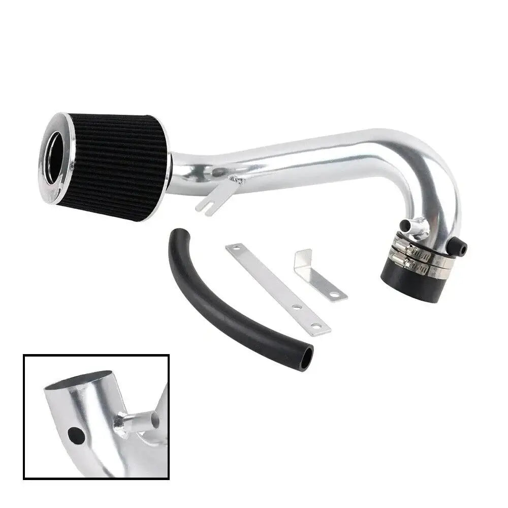 Honda Civic 1.7L DX EX LX Cold Air Intake Kit for 2001-2005 model with aluminum piping and high-performance filter.