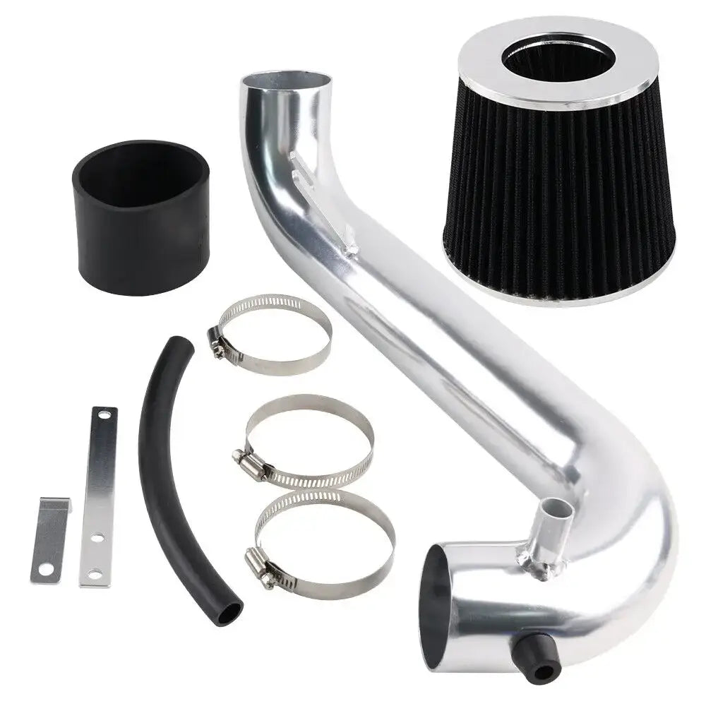 Honda Civic 1.7L DX EX LX cold air intake kit including pipe, filter, and accessories for improved engine performance.