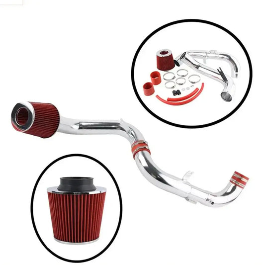Honda Civic 1.8L Cold Air Intake Kit with 3" Pipe and Red Filter, designed for 2006-2011 models.