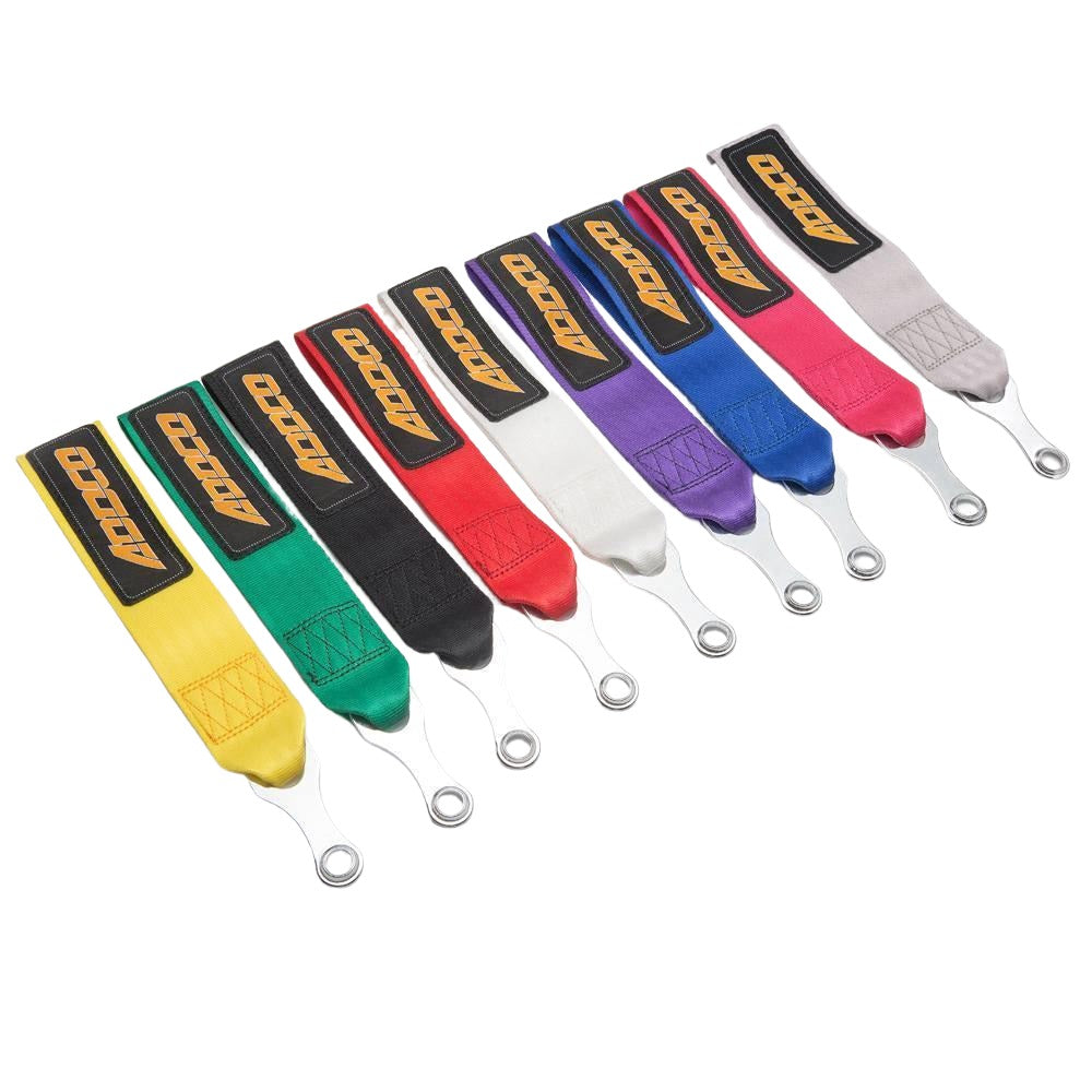 Universal Racing Tow Strap with bolt-on