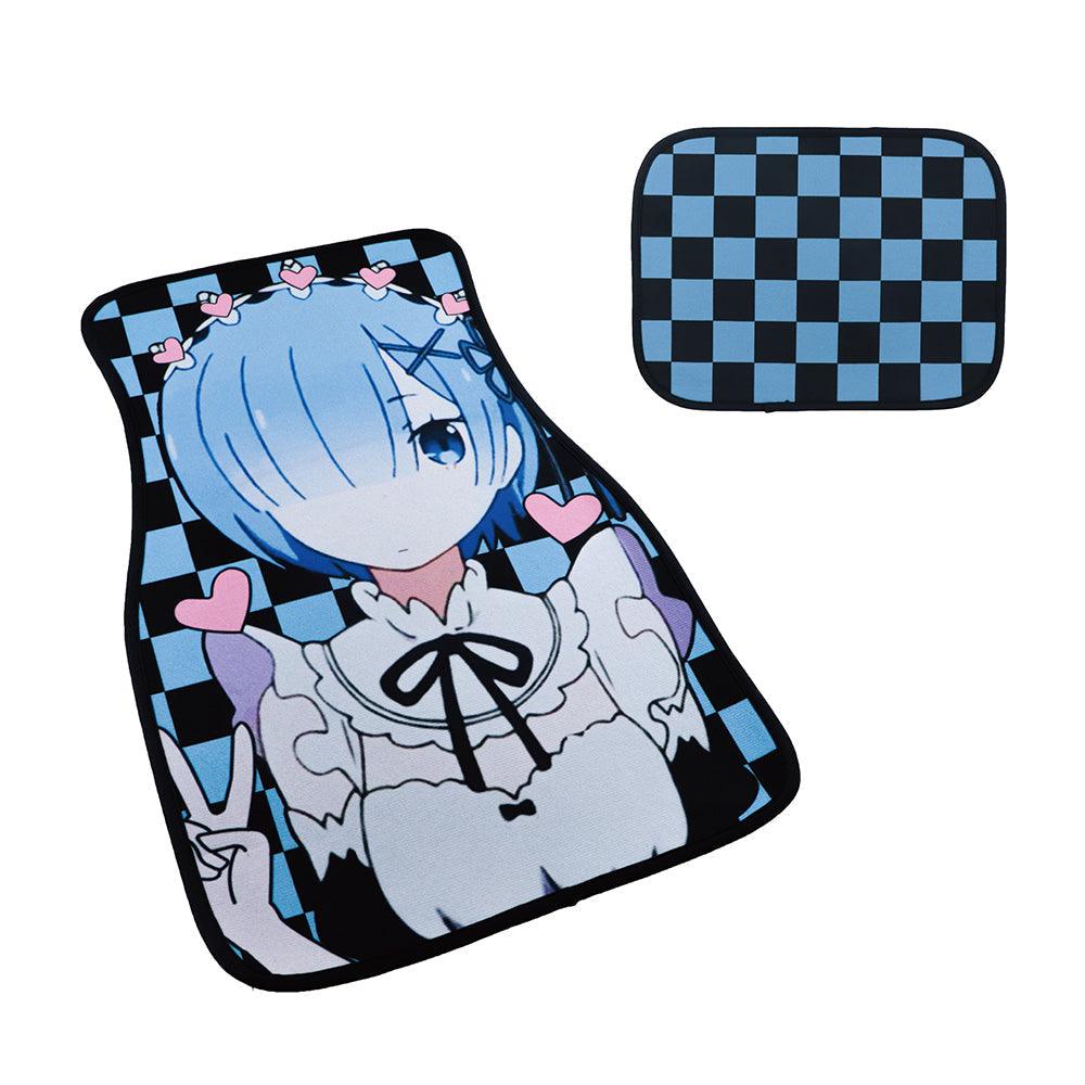 Anime Hentai Racing Fabric Car Floor Mats