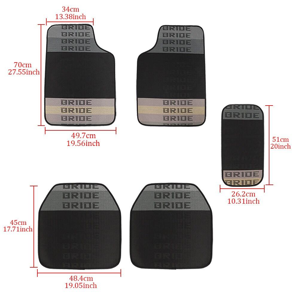 Bride Mix Gruadation Fabric Floor Mats