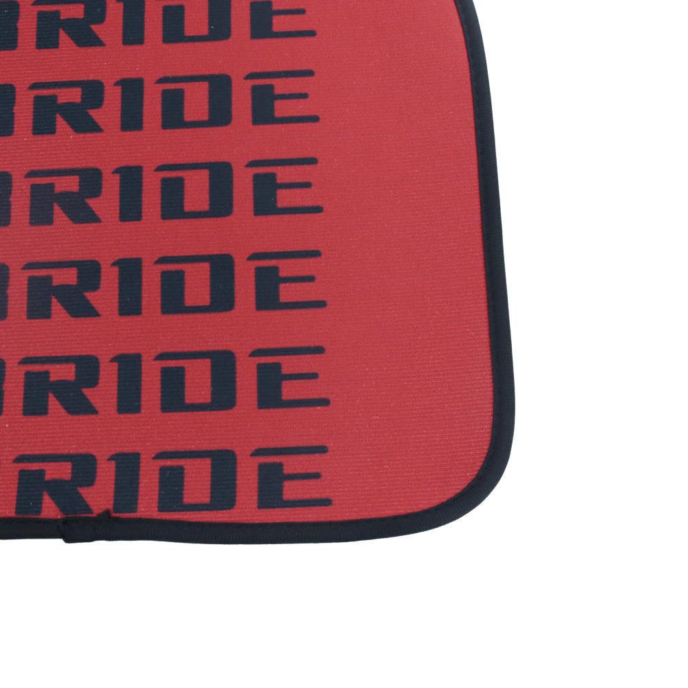 Bride Red Black Racing Fabric Car Floor Mats