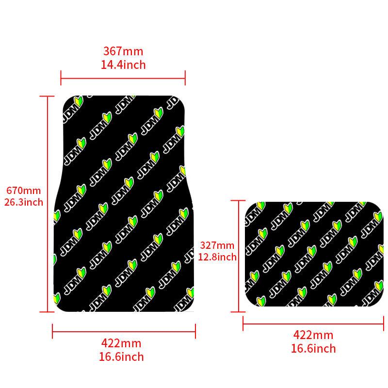 JDM Floor Mats Leaf Logo