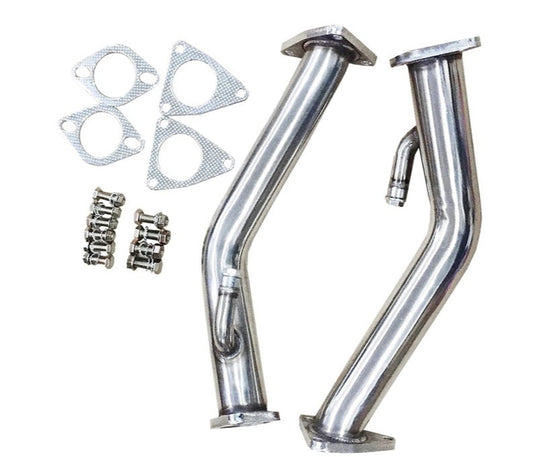 Nissan 370Z & Skyline 370GT Test Pipes Catless Straight Downpipe Exhaust