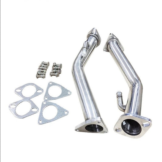Nissan 370Z & Skyline 370GT Test Pipes Catless Straight Downpipe Exhaust