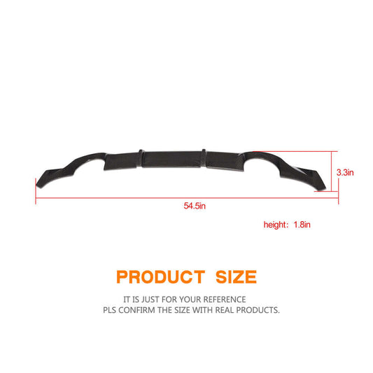 Nissan Skyline 370gt Coupe Black Rear Diffuser