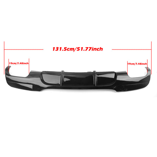 BMW 3 Series E90 E91 Rear Diffuser Black 2005-2012