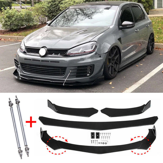Volkswagen Golf Gti Mk5 Mk6 Mk7 Front Lip + Strut Rods