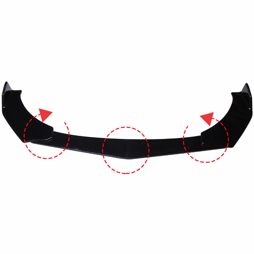 Volkswagen Golf Gti Mk5 Mk6 Mk7 Front Lip + Strut Rods