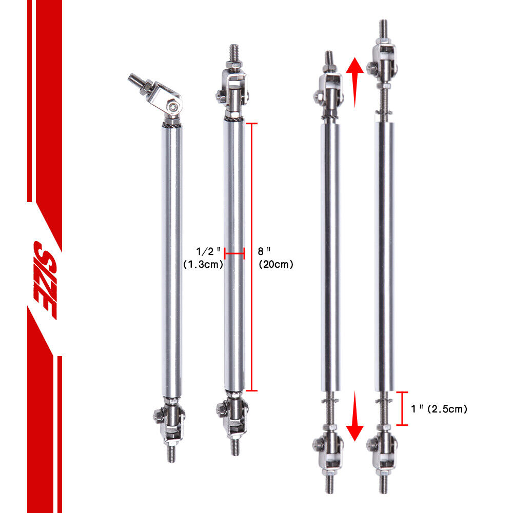 Volkswagen Golf Gti Mk5 Mk6 Mk7 Front Lip + Strut Rods