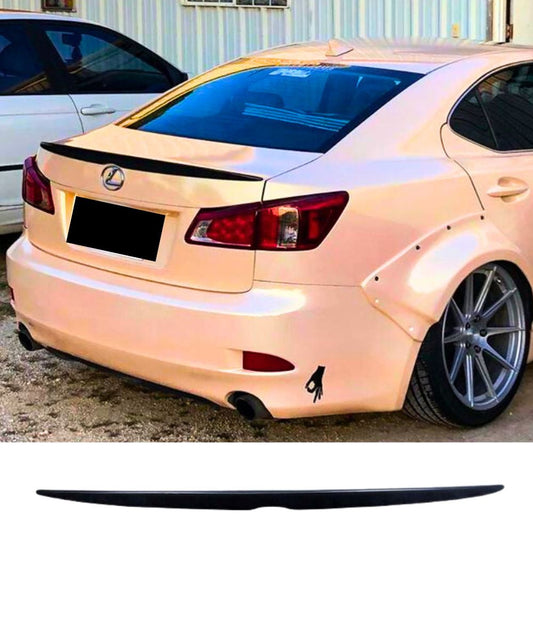 Lexus IS250 IS350 ISF XE20 (2006-2013) - OEM Factory Style Rear Boot Spoiler Lip