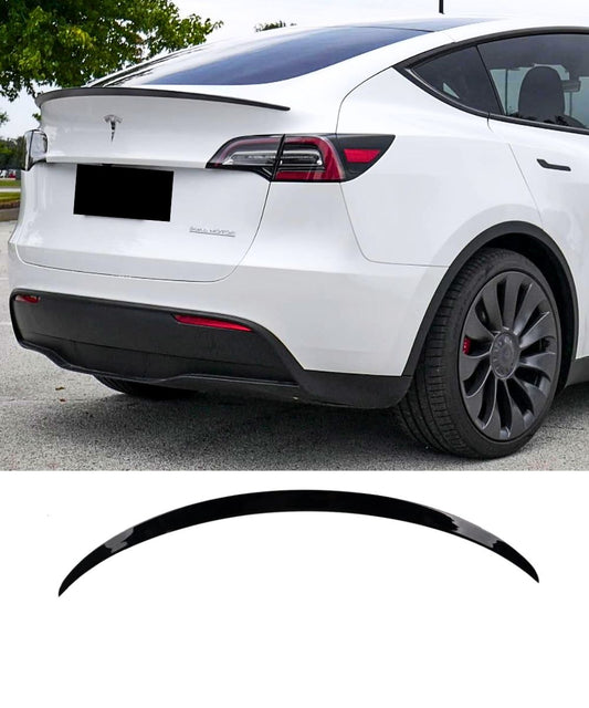 Tesla Model Y SUV (2022-2024) Performance Style Rear Boot Spoiler Lip (Gloss Black)