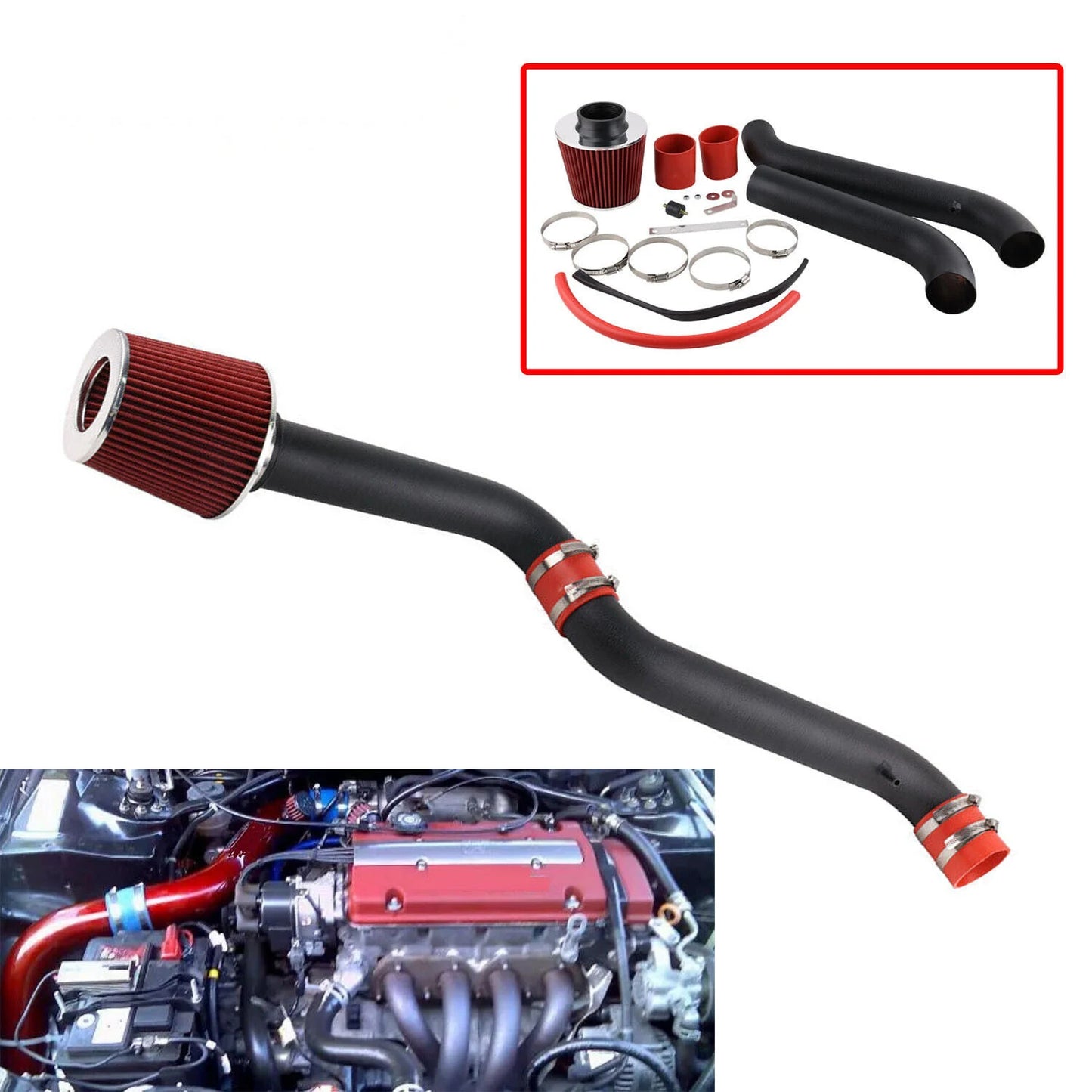 Honda Accord Cold Air Intake 2.2L 2.3L 1994 - 2002