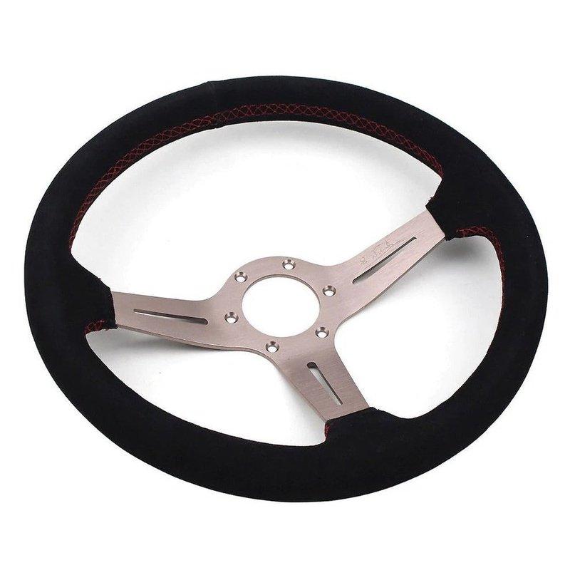 ND Aftermarket 14" Black Suede Steering Wheel