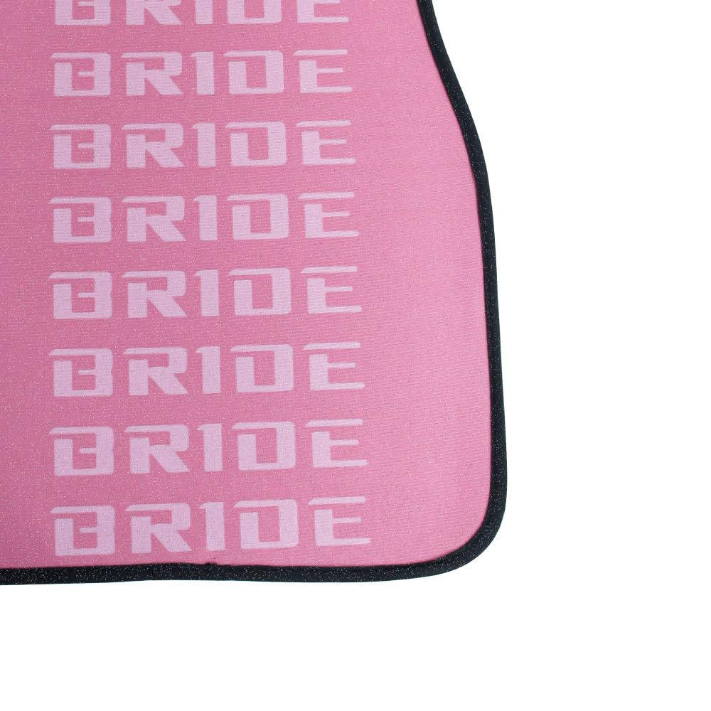 Bride Pink Racing Fabric Car Floor Mats