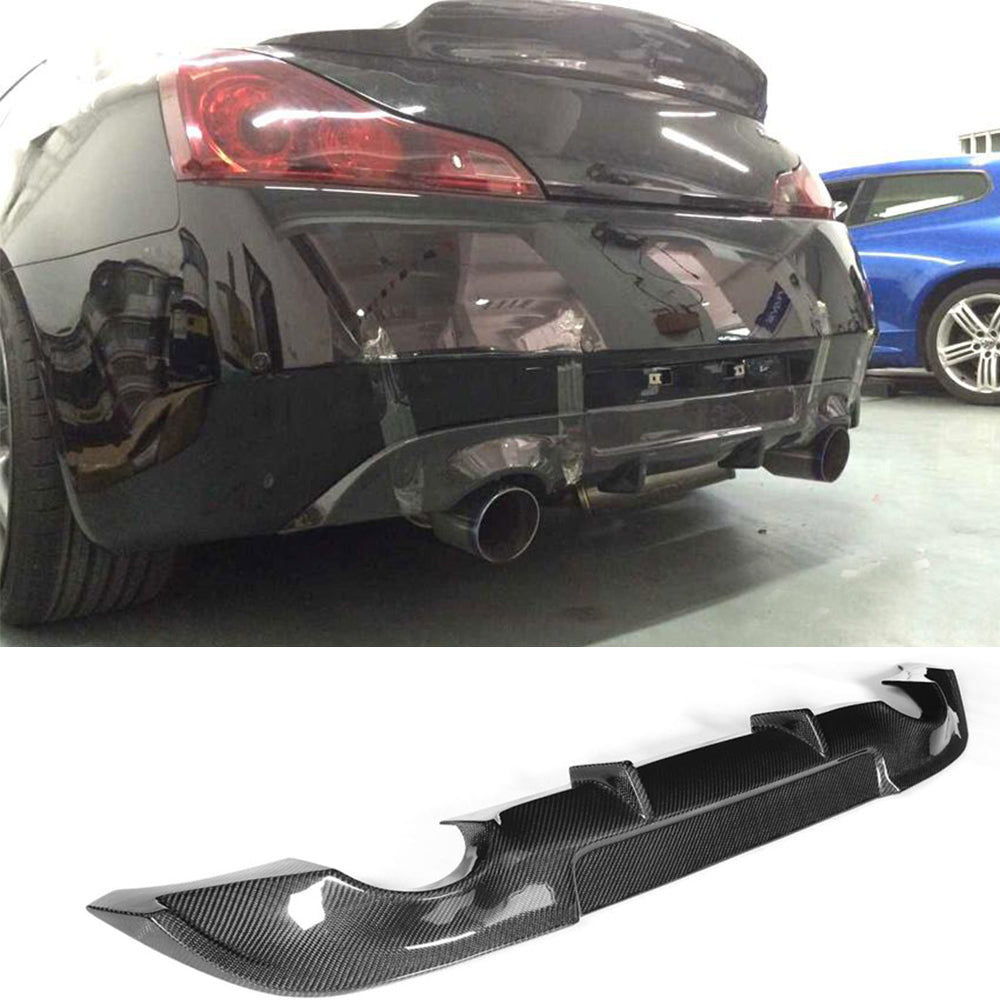 Nissan Skyline 370gt Coupe Black Rear Diffuser