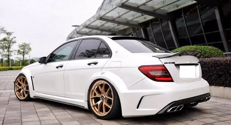 C200 Rafter Mercedes Benz C-Class C200 W204 C63 Sedan - Renntech Style Rear Boot S ...